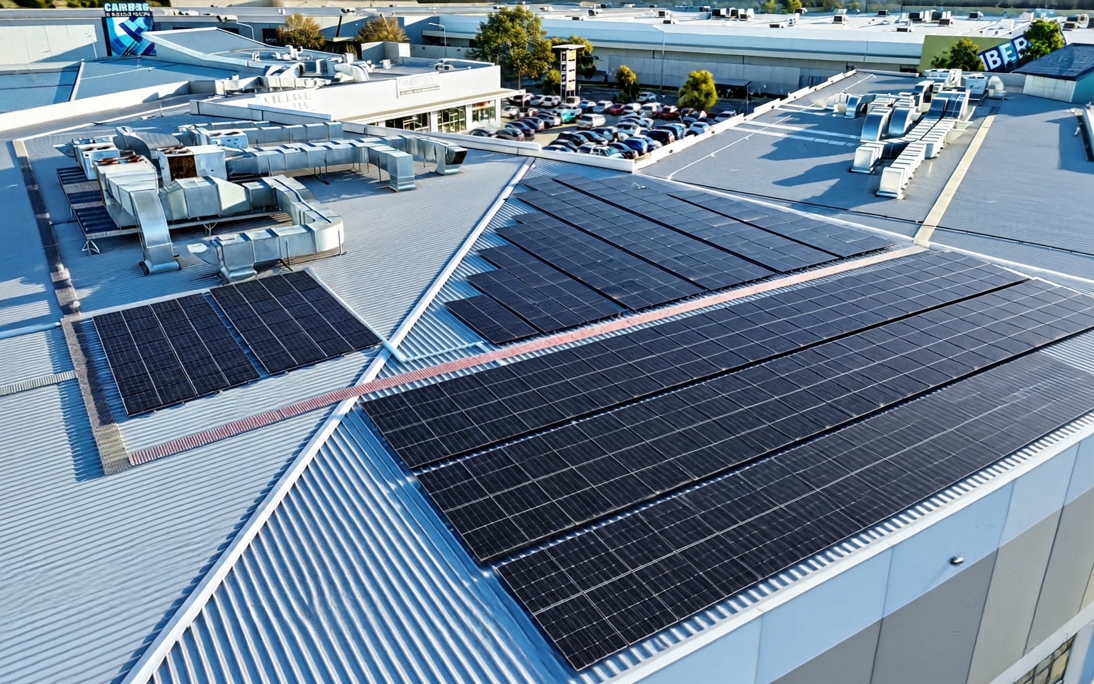 Commercial rooftop solar installation for Australian businesses